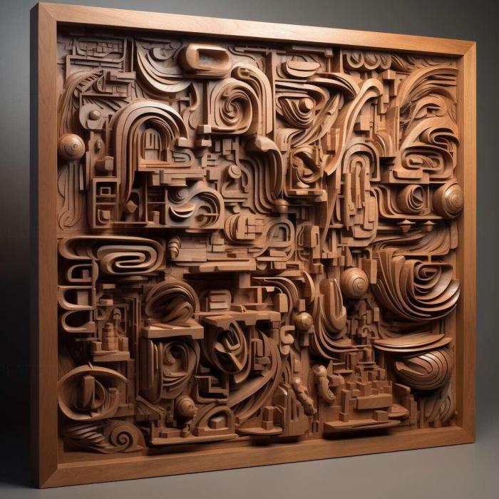 نموذج ثلاثي الأبعاد لآلة CNC 3D Art 